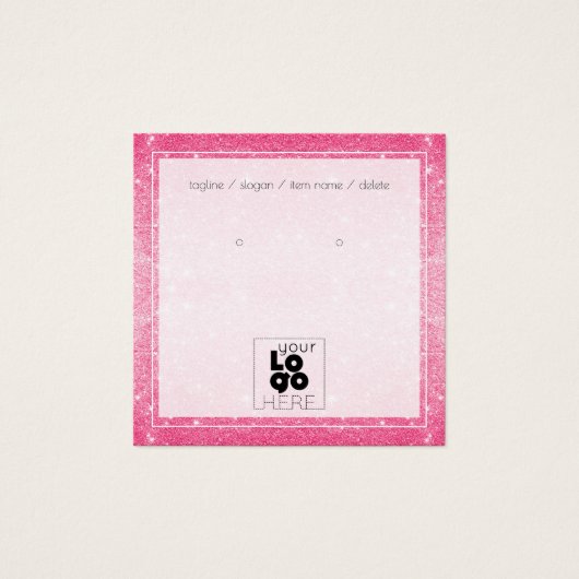 Ajouter Un Logo Parties scintillant Rose Chaud Car (Devant)