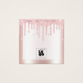 Ajouter Un Logo Parties scintillant Rose Lecteurs  (Devant)