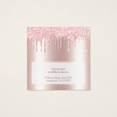 Ajouter Un Logo Parties scintillant Rose Lecteurs  (Dos)