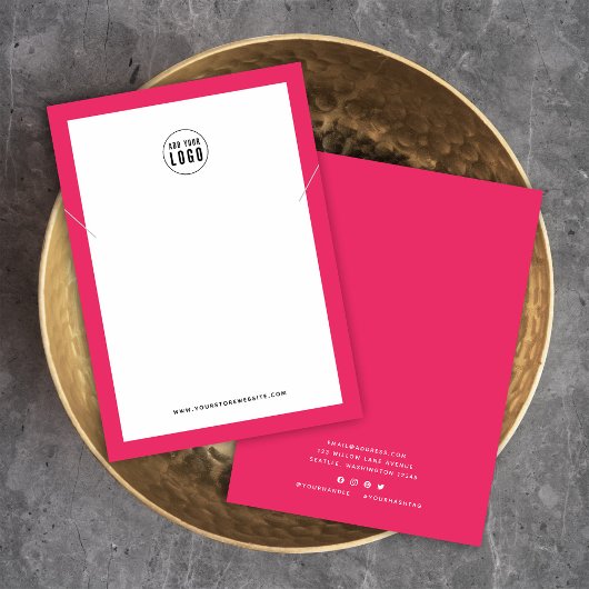 Ajouter un logo personnalisé Couleur de bordure Co