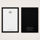 Ajouter un logo personnalisé Couleur de la bordure (Devant & derrière)