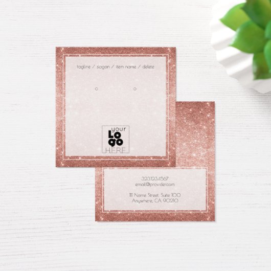 Ajouter Un Logo Rose Parties scintillant Or Écout (Bureau)