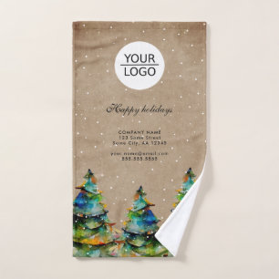 Ajouter un logo Rustic Christmas Tree Promotion de