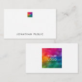 Ajouter un logo texte ici Modèle simple personnali (Devant / Derrière)