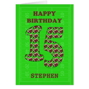 Ajouter Un Nom 15e Anniversaire Footballs