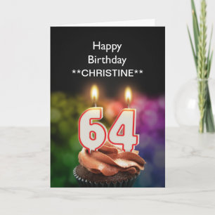 Ajouter un nom, 64e anniversaire de la carte