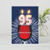 Ajouter un nom, 95e fête d'anniversaire Invitation (Debout devant)