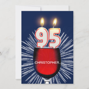 Ajouter un nom, 95e fête d'anniversaire Invitation