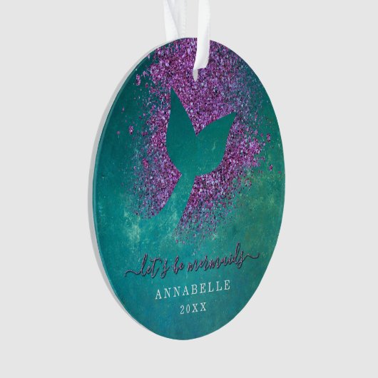 Ajouter un nom à la queue de sirène personnalisée (devant)