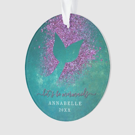 Ajouter un nom à la queue de sirène personnalisée (devant)