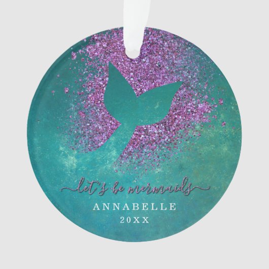 Ajouter un nom à la queue de sirène personnalisée (devant)