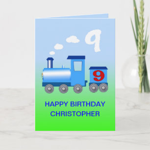 Ajouter un nom à une carte de 9e anniversaire