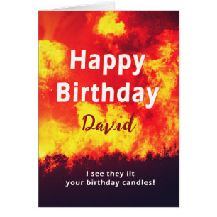 Ajouter Un Nom Anniversaire Feu de Forêt Humour