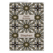 Ajouter un nom Anniversaire Mandala Design Abstrai (Devant)