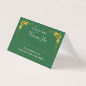 Ajouter un nom - Carte de place de table - avec de (Front)