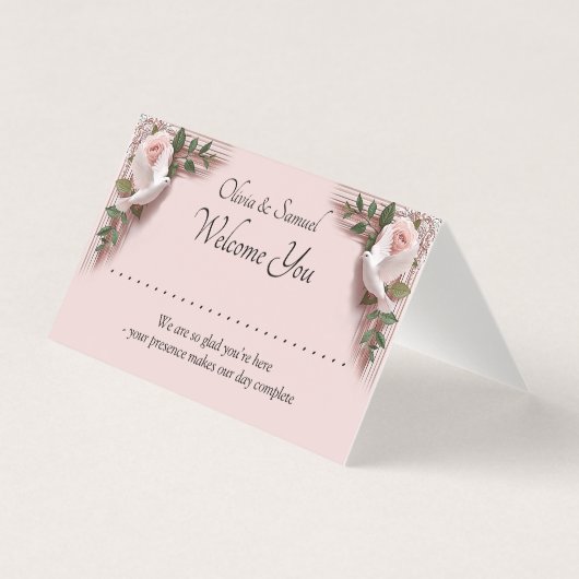 Ajouter un nom - Carte de table - avec des message (Front)