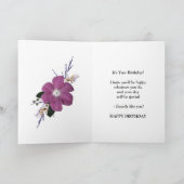 Ajouter un nom, Carte photo pour un anniversaire (Intérieur)