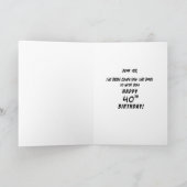 Ajouter un nom Compter à une bonne carte d'anniver (Intérieur)