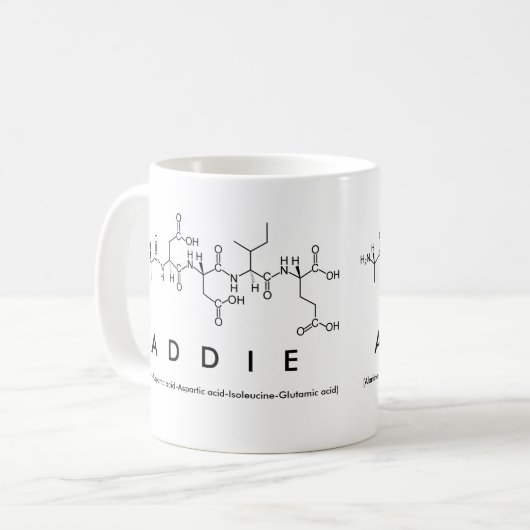 Ajouter un nom de peptide mug (Devant gauche)