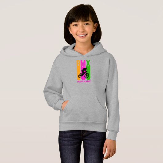 Ajouter un nom ou un texte BMX Bike Rider Orange R (Devant entier)