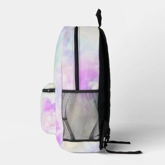 Ajouter un nom Pastel Tie Dye sac à dos (Droite)