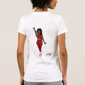 Ajouter Un Nom Red Dancer T-Shirt (Dos)