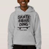 Ajouter un nom Scratched Skateboard (Devant)