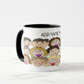 Ajouter un nom sur la tasse (Devant gauche)