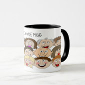 Ajouter un nom sur la tasse (Devant droit)