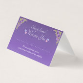 Ajouter un nom - Table Place Card - avec messages (Front)