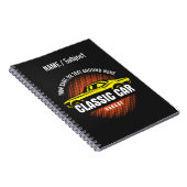 Ajouter un nom Texte Jaune Carnet de voiture class (Côté Droit)