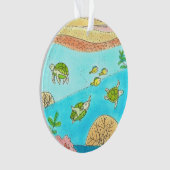 Ajouter un nom Tortues de mer Tropical Beach Artwo (devant)