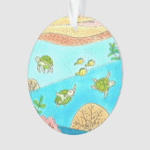 Ajouter un nom Tortues de mer Tropical Beach Artwo (devant)