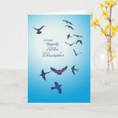 Ajouter un nom, une carte de sympathie, des oiseau (Fleur jaune)