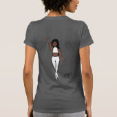 Ajouter Un Nom White Dancer T-Shirt (Dos)