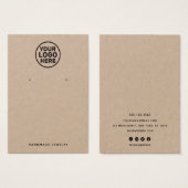 Ajouter un support d'écran d'oreille Kraft Logo pe (Devant & derrière)