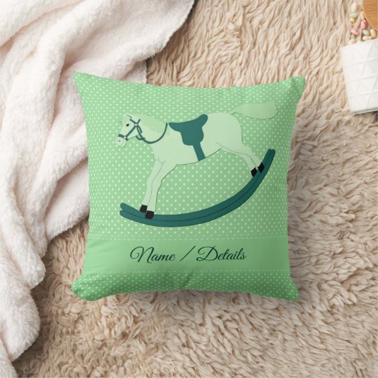 Ajouter un texte Modifier le nom Coussin Cheval à (Couverture)