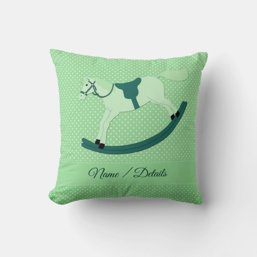 Ajouter un texte Modifier le nom Coussin Cheval à (Recto)