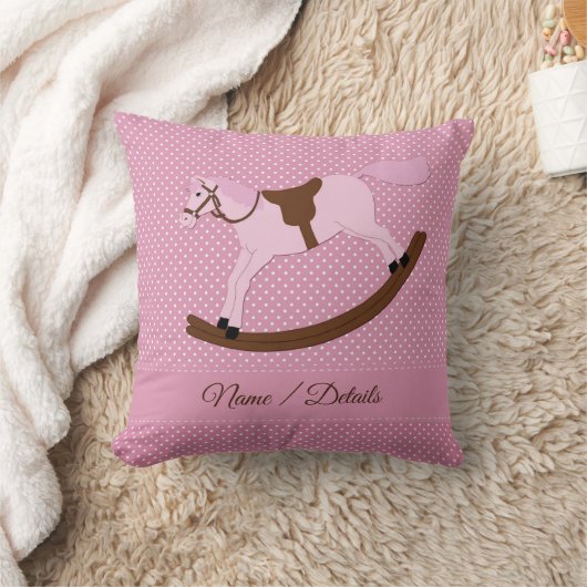 Ajouter un texte Modifier le nom Coussin Cheval Ro (Couverture)