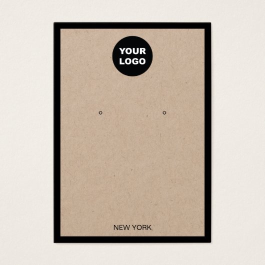 Ajouter une carte d'affichage à la bordure du logo (Devant)