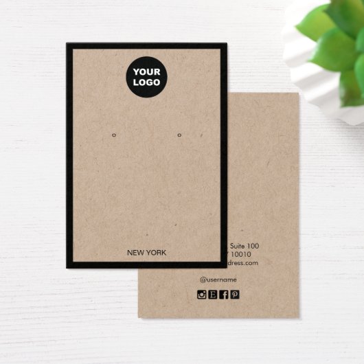 Ajouter une carte d'affichage à la bordure du logo (Bureau)