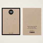 Ajouter une carte d'affichage à la bordure du logo (Devant & derrière)