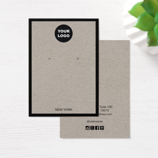 Ajouter une carte d'affichage à la bordure du logo (Bureau)