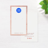 Ajouter une carte d'affichage de bordure or Rose L (Bureau)