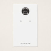 Ajouter une carte d'affichage de code QR du logo d (Devant)