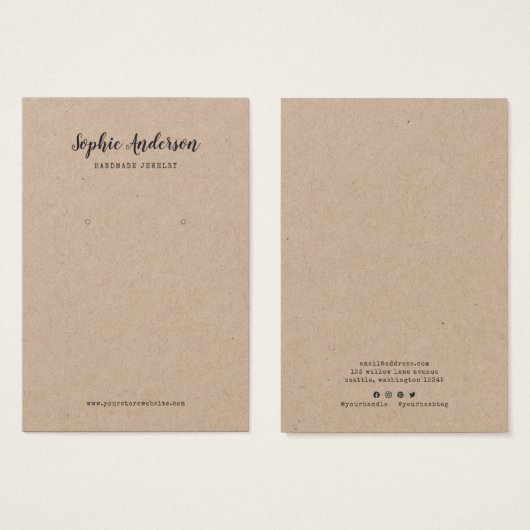 Ajouter une carte d'affichage de la machine à écri (Devant & derrière)