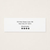 Ajouter une carte d'affichage d'oreille de logo (Dos)