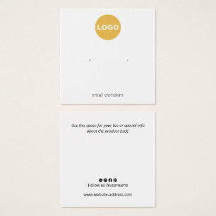 Ajouter une carte d'affichage d'oreille de logo