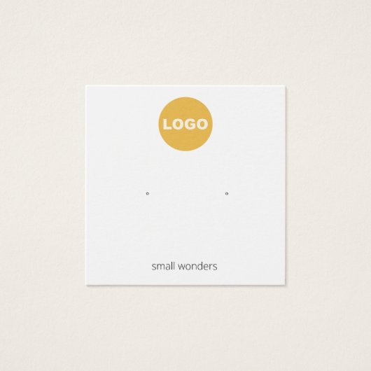 Ajouter une carte d'affichage d'oreille de logo (Devant)