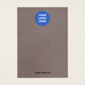 Ajouter une carte d'affichage d'oreille de logo (Devant)